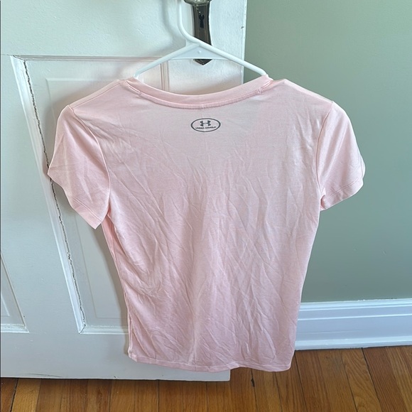 Under Armour Women's Pink V-Neck Top - Picture 2 of 2